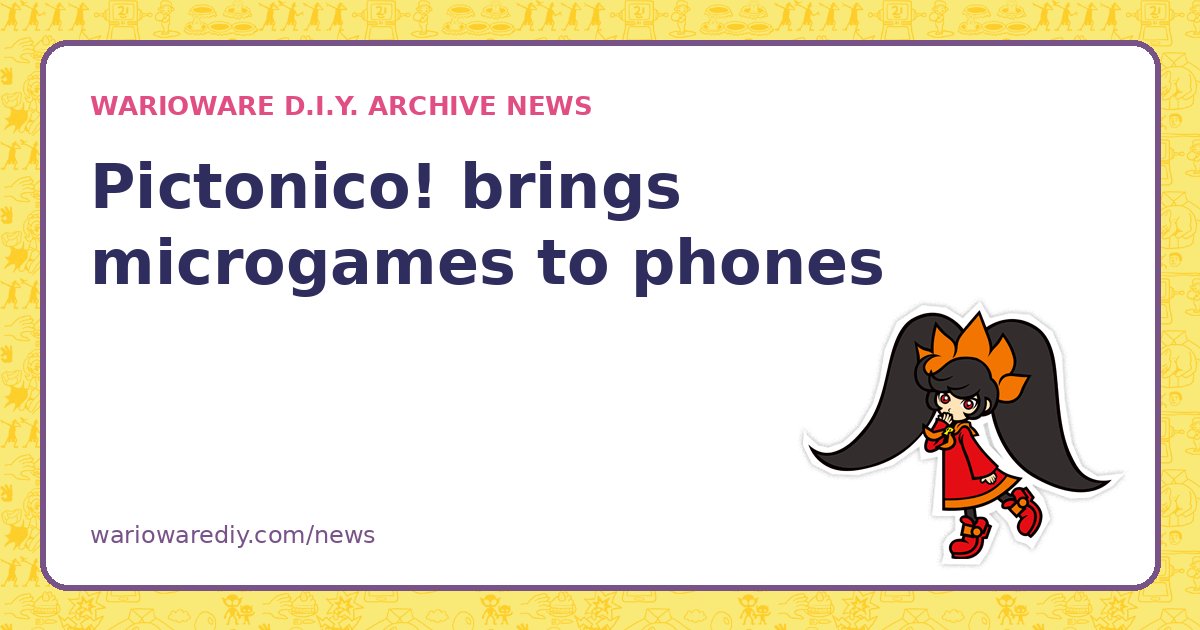 Pictonico! brings microgames to phones